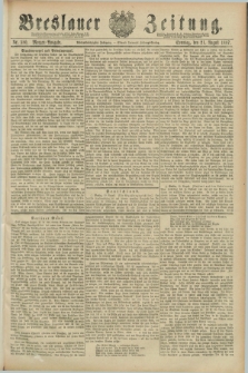 Breslauer Zeitung. Jg.68, Nr. 580 (21 August 1887) - Morgen-Ausgabe + dod.