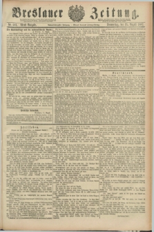 Breslauer Zeitung. Jg.68, Nr. 591 (25 August 1887) - Abend-Ausgabe