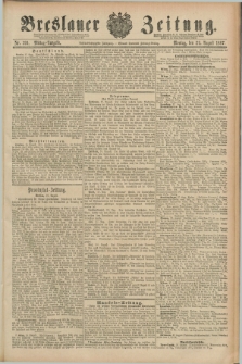 Breslauer Zeitung. Jg.68, Nr. 599 (29 August 1887) - Mittag-Ausgabe