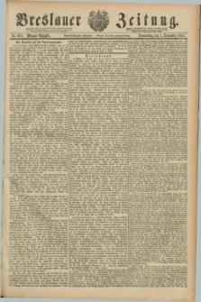 Breslauer Zeitung. Jg.68, Nr. 607 (1 September 1887) - Morgen-Ausgabe + dod.