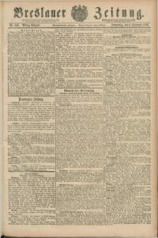 Breslauer Zeitung. Jg.68, Nr. 626 (8 September 1887) - Mittag-Ausgabe