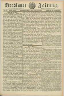 Breslauer Zeitung. Jg.68, Nr. 655 (20 September 1887) - Morgen-Ausgabe + dod.