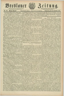 Breslauer Zeitung. Jg.68, Nr. 661 (22 September 1887) - Morgen-Ausgabe + dod.