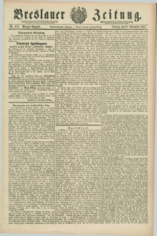Breslauer Zeitung. Jg.68, Nr. 673 (27 September 1887) - Morgen-Ausgabe + dod.