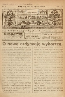 Gazeta Podhalańska. 1924, nr 4