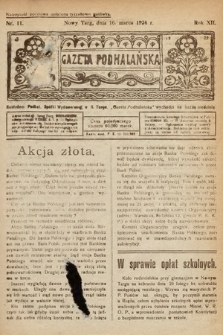 Gazeta Podhalańska. 1924, nr 11
