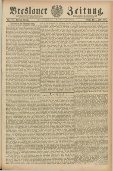 Breslauer Zeitung. Jg.69, Nr. 376 (1 Juni 1888) - Morgen-Ausgabe + dod.