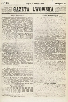 Gazeta Lwowska. 1864, nr 28