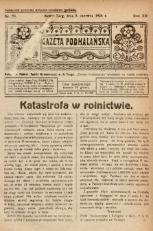 Gazeta Podhalańska. 1924, nr 23