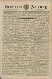 Breslauer Zeitung. Jg.69, Nr. 625 (6 September 1888) - Morgen-Ausgabe + dod.