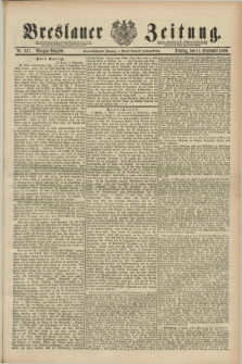Breslauer Zeitung. Jg.69, Nr. 637 (11 September 1888) - Morgen-Ausgabe + dod.