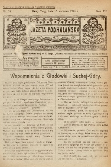 Gazeta Podhalańska. 1924, nr 24