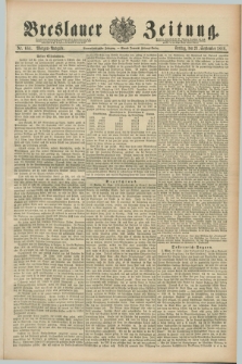 Breslauer Zeitung. Jg.69, Nr. 664 (21 September 1888) - Morgen-Ausgabe + dod.