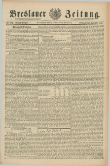 Breslauer Zeitung. Jg.69, Nr. 682 (28 September 1888) - Morgen-Ausgabe + dod.