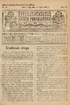 Gazeta Podhalańska. 1924, nr 28