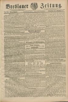 Breslauer Zeitung. Jg.69, Nr. 776 (3 November 1888) - Mittag-Ausgabe