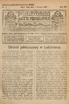 Gazeta Podhalańska. 1924, nr 31
