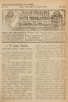 Gazeta Podhalańska. 1924, nr 34
