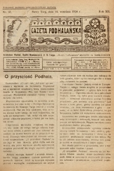 Gazeta Podhalańska. 1924, nr 37