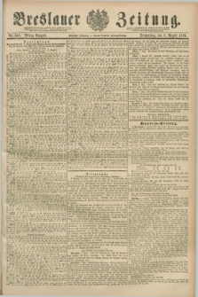 Breslauer Zeitung. Jg.70, Nr. 548 (8 August 1889) - Mittag-Ausgabe