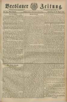Breslauer Zeitung. Jg.70, Nr. 585 (22 August 1889) - Abend-Ausgabe