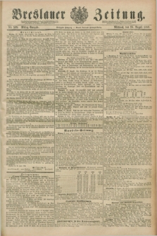 Breslauer Zeitung. Jg.70, Nr. 599 (28 August 1889) - Mittag-Ausgabe
