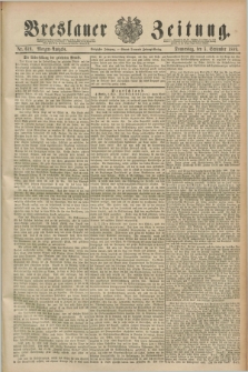 Breslauer Zeitung. Jg.70, Nr. 619 (5 September 1889) - Morgen-Ausgabe + dod.