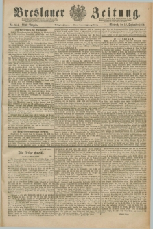Breslauer Zeitung. Jg.70, Nr. 654 (18 September 1889) - Abend-Ausgabe