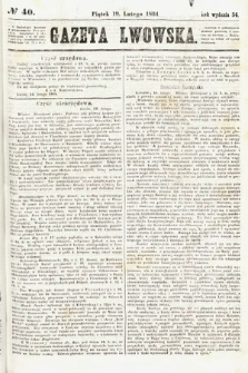 Gazeta Lwowska. 1864, nr 40