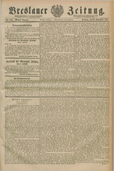 Breslauer Zeitung. Jg.70, Nr. 664 (22 September 1889) - Morgen-Ausgabe + dod.