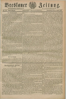 Breslauer Zeitung. Jg.70, Nr. 711 (10 Oktober 1889) - Abend-Ausgabe