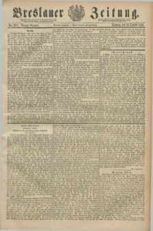 Breslauer Zeitung. Jg.70, Nr. 718 (13 Oktober 1889) - Morgen-Ausgabe + dod.