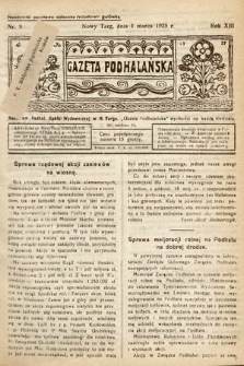 Gazeta Podhalańska. 1925, nr 9