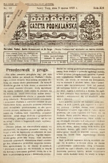 Gazeta Podhalańska. 1925, nr 10