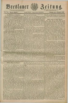 Breslauer Zeitung. Jg.70, Nr. 772 (3 November 1889) - Morgen-Ausgabe + dod.