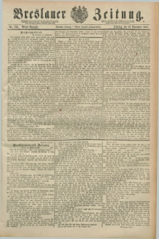 Breslauer Zeitung. Jg.70, Nr. 795 (12 November 1889) - Abend-Ausgabe