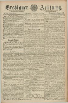 Breslauer Zeitung. Jg.70, Nr. 809 (18 November 1889) - Mittag-Ausgabe