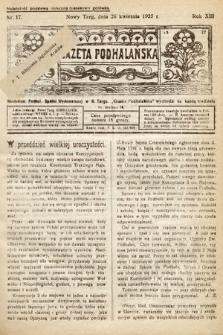 Gazeta Podhalańska. 1925, nr 17