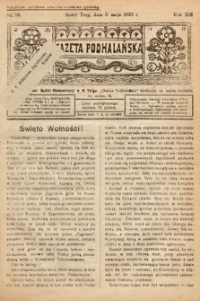 Gazeta Podhalańska. 1925, nr 18