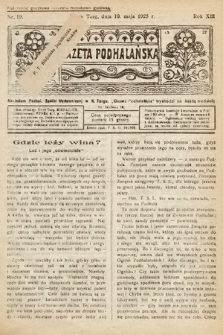 Gazeta Podhalańska. 1925, nr 19