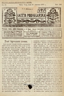 Gazeta Podhalańska. 1925, nr 25