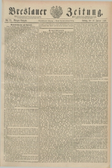 Breslauer Zeitung. Jg.71, Nr. 22 (10 Januar 1890) - Morgen-Ausgabe + dod.