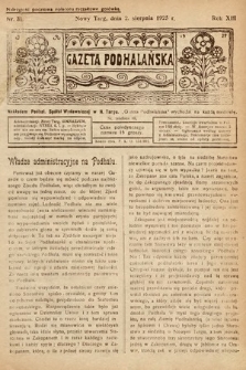 Gazeta Podhalańska. 1925, nr 31