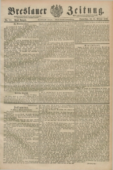 Breslauer Zeitung. Jg.71, Nr. 111 (13 Februar 1890) - Abend-Ausgabe
