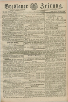 Breslauer Zeitung. Jg.71, Nr. 122 (18 Februar 1890) - Mittag-Ausgabe
