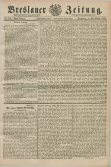 Breslauer Zeitung. Jg.71, Nr. 129 (20 Februar 1890) - Abend-Ausgabe