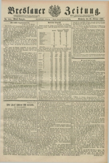 Breslauer Zeitung. Jg.71, Nr. 144 (26 Februar 1890) - Abend-Ausgabe