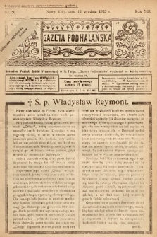 Gazeta Podhalańska. 1925, nr 50