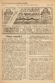 Gazeta Podhalańska. 1925, nr 51