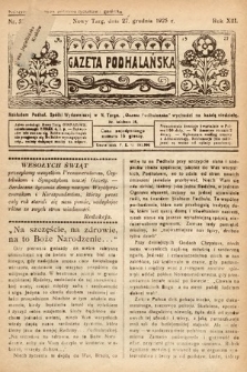 Gazeta Podhalańska. 1925, nr 52